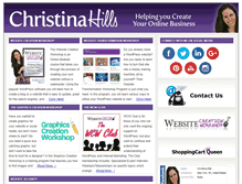 Tablet Screenshot of christinahills.com